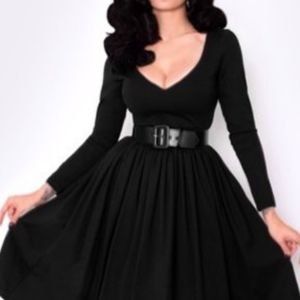 Micheline Pitt Marilyn Dress La Femme En Noir larg